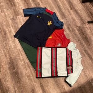 Nike Soccer Jerseys - Blue, Red, Green, White